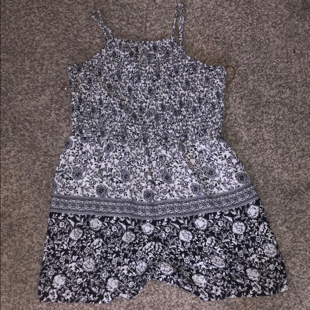 Black and white floral romper from Kohl’s